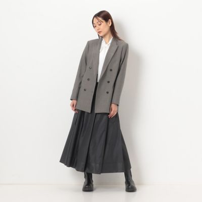 〔　ＴＡＬＬサイズ　〕　【セットアップ対応】２ＷＡＹストレッチシアバターヘリンボーン　ダブルジャケット（３４０５ＧＥ０９）