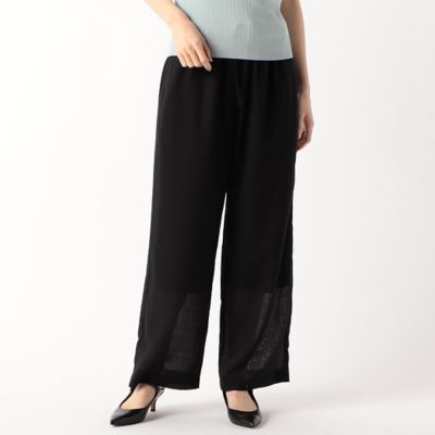 ＜COMME CA TALL (Women/大きいサイズ)＞〔　ＴＡＬＬサイズ　〕　シアーボイル　パンツ（３４０５ＰＧ１２）