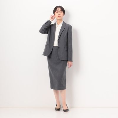 〔　ＴＡＬＬサイズ　〕　【セットアップ対応】ウールストライプ　シングルジャケット（３４０６ＧＥ１１）