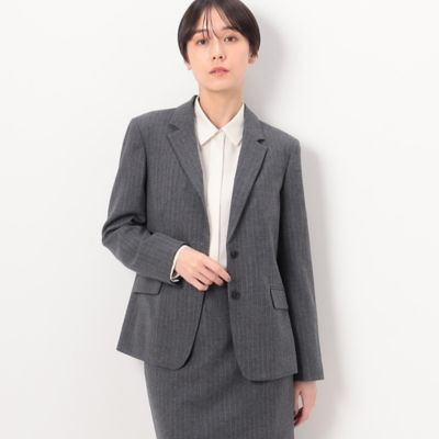 〔　ＴＡＬＬサイズ　〕　【セットアップ対応】ウールストライプ　シングルジャケット（３４０６ＧＥ１１）