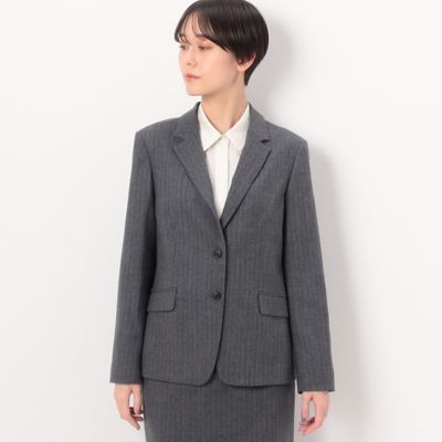 〔　ＴＡＬＬサイズ　〕　【セットアップ対応】ウールストライプ　シングルジャケット（３４０６ＧＥ１１）