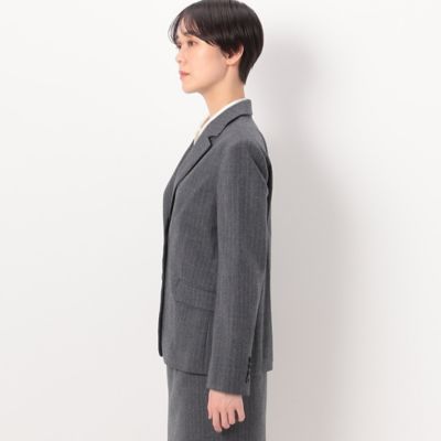 〔　ＴＡＬＬサイズ　〕　【セットアップ対応】ウールストライプ　シングルジャケット（３４０６ＧＥ１１）