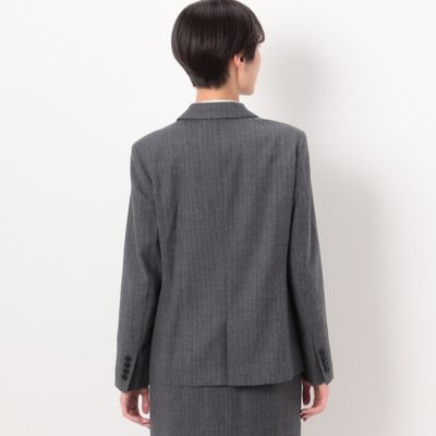 〔　ＴＡＬＬサイズ　〕　【セットアップ対応】ウールストライプ　シングルジャケット（３４０６ＧＥ１１）