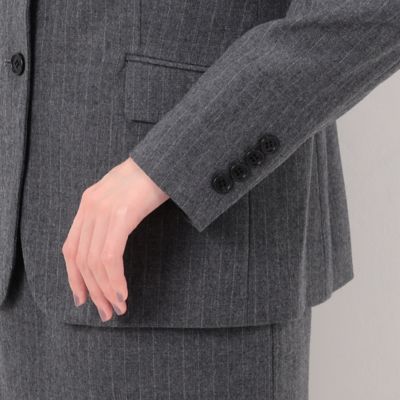 〔　ＴＡＬＬサイズ　〕　【セットアップ対応】ウールストライプ　シングルジャケット（３４０６ＧＥ１１）