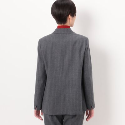〔　ＴＡＬＬサイズ　〕　【セットアップ対応】ウールストライプ　ダブルジャケット（３４０６ＧＥ１２）