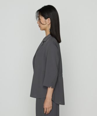 TALLサイズ 〕 【セットアップ対応】ストレッチからみ ジャケット