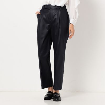＜COMME CA TALL (Women/大きいサイズ)＞〔ＴＡＬＬサイズ〕【セットアップ対応】ポリエステルスムースシレー加工　パンツ（３４０６ＰＡ０６）