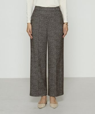 TALLサイズ 〕 ツイード柄リバージャージー パンツ