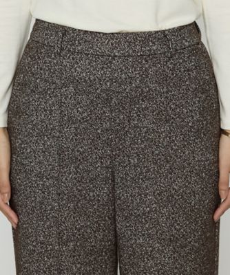 TALLサイズ 〕 ツイード柄リバージャージー パンツ