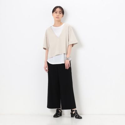 〔　ＴＡＬＬサイズ　〕　【レイヤード】ＴＣポンチ　　セットＴシャツ（３４０７ＥＣ１１）