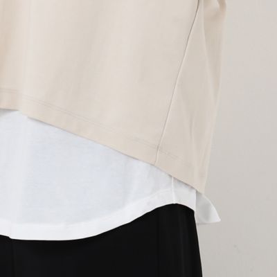 〔　ＴＡＬＬサイズ　〕　【レイヤード】ＴＣポンチ　　セットＴシャツ（３４０７ＥＣ１１）