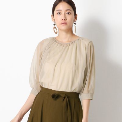 〔ＴＡＬＬサイズ〕シフォンジャージー　プルオーバー（３４０７ＥＴ１０）