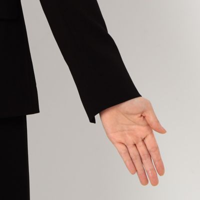 〔ＴＡＬＬサイズ〕【セットアップ対応】バックサテンジョーゼット　ジャケット（３４０７ＧＡ０７）
