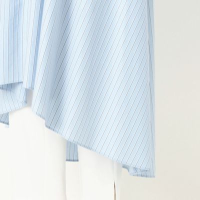 〔ＴＡＬＬサイズ〕天竺ボーダー　シャツワンピース（３４０７ＨＹ１２）