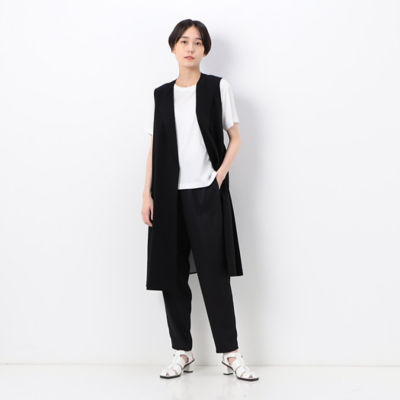 ＜COMME CA TALL (Women/大きいサイズ)＞〔　ＴＡＬＬサイズ　〕　ＴＣポンチ　ジレ（３４０７ＶＣ０８）