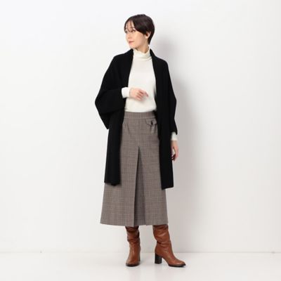 〔ＴＡＬＬサイズ〕【セットアップ対応】２ＷＡＹストレッチシアバターグレンチェック柄　スカート（３４０８ＦＡ０９）