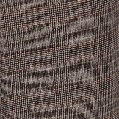 〔ＴＡＬＬサイズ〕【セットアップ対応】２ＷＡＹストレッチシアバターグレンチェック柄　スカート（３４０８ＦＡ０９）
