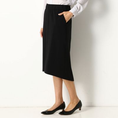 ＜COMME CA TALL (Women/大きいサイズ)＞〔ＴＡＬＬサイズ〕【セットアップ対応】ナイロンリッチフレックスムーブ裏起毛　　スカート（３４０８ＦＷ０６）