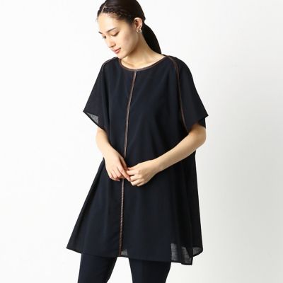 ＜COMME CA TALL (Women/大きいサイズ)＞〔ＴＡＬＬサイズ〕ビッグプルオーバー　クルーネック（３４０８ＨＴ１１）