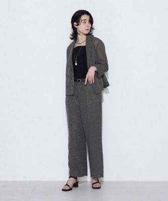 TALLサイズ 〕 【セットアップ対応】シアーチェックジャケット