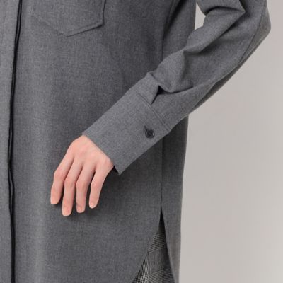 〔ＴＡＬＬサイズ〕２ＷＡＹストレッチシアバター　ロングシャツ（３４０９ＨＡ０７）