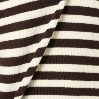 〔ＴＡＬＬサイズ〕アルパカ混ボーダー　ニットプルオーバー（３４０９ＩＷ０８）