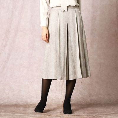 ＜COMME CA TALL (Women/大きいサイズ)＞ヘリンボーンツィードボックスプリーツパンツ（３４０９ＰＮ０８）