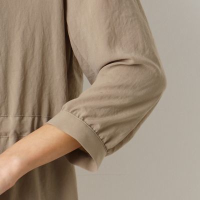〔ＴＡＬＬサイズ〕ストレッチシフォン　ロング羽織り（３４０９ＶＴ０６）