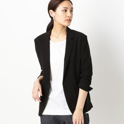 ＜COMME CA TALL (Women/大きいサイズ)＞〔ＴＡＬＬサイズ〕【セットアップ対応】ドライトリアセクロス　ジャケット（３４１０ＧＴ０６）