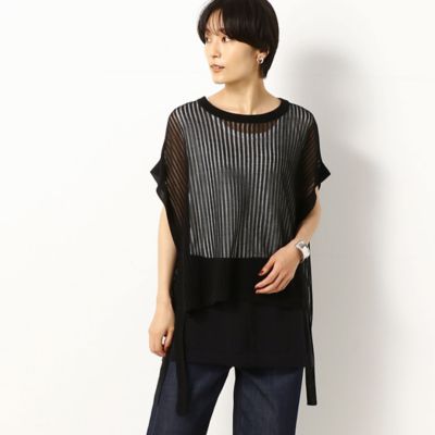 ＜COMME CA TALL (Women/大きいサイズ)＞〔ＴＡＬＬサイズ〕【レイヤードツインニット】レイヤードニット（３４１０ＩＹ１２）