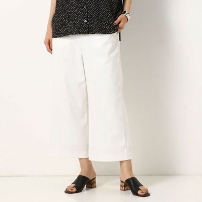 ＜COMME CA TALL (Women/大きいサイズ)＞〔ＴＡＬＬサイズ〕丸編スムースシレー加工　パンツ（３４１０ＰＹ１６）