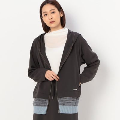 ＜COMME CA TALL (Women/大きいサイズ)＞〔ＴＡＬＬサイズ〕アクアスーティングジャージー　ブルゾン（３４１０ＶＡ０６）