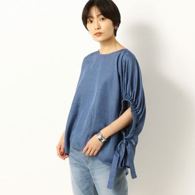 〔ＴＡＬＬサイズ〕ハイメッシュ更紗　ブラウス（３４１１ＢＹ１８）