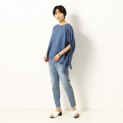 〔ＴＡＬＬサイズ〕ハイメッシュ更紗　ブラウス（３４１１ＢＹ１８）