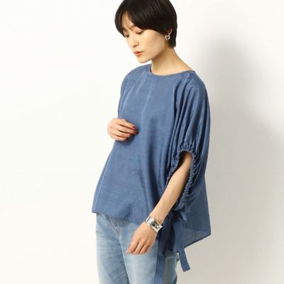 〔ＴＡＬＬサイズ〕ハイメッシュ更紗　ブラウス（３４１１ＢＹ１８）