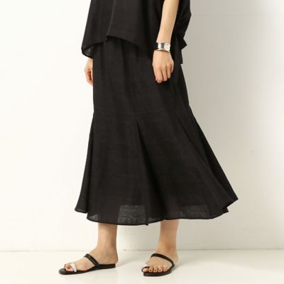＜COMME CA TALL (Women/大きいサイズ)＞〔ＴＡＬＬサイズ〕ハイメッシュ更紗　スカート（３４１１ＦＹ１０）