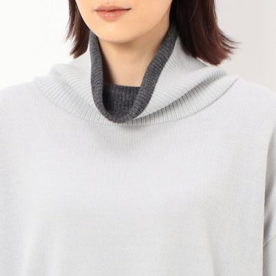 〔　ＴＡＬＬサイズ　〕　バルキーアクリルウール　ニットドレス（３４１３ＩＡ１０）