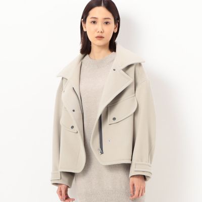 〔　ＴＡＬＬサイズ　〕　ウールショートビーバー　コート（３４１３ＷＡ０２）