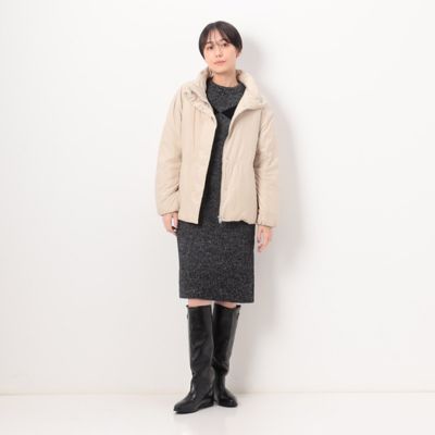 〔　ＴＡＬＬサイズ　〕　ソフトタフタ　ショートダウン（３４２８ＵＥ０２）