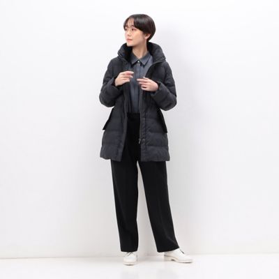 TALLサイズ 〕 ソフトタフタ 粒綿コート（3428UE03