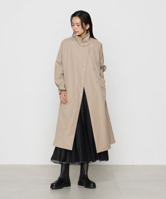 【送料無料】COMME CA TALL (Women/大きいサイズ)/コムサ トール 〔 TALLサイズ 〕 マルチプルーフタフタ ダウンライナー付きコート(3428UI02) ベージュ コート・ジャケット【三越伊勢丹/公式】