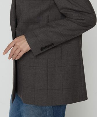 TALLサイズ 〕 トリアセウールフラノウィンドペン ダブル