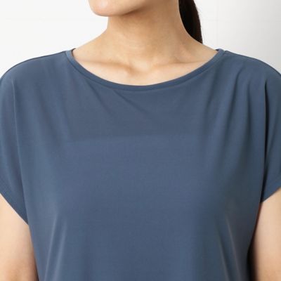 〔ＴＡＬＬサイズ〕クリンプスムース　Ｔシャツワンピース（３４３２ＯＴ０２）