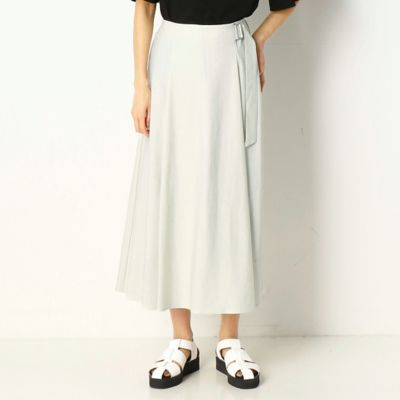 ＜COMME CA TALL (Women/大きいサイズ)＞〔ＴＡＬＬサイズ〕ツイル柄ハイテンションプリント　スカート（３４３７ＦＹ０６）