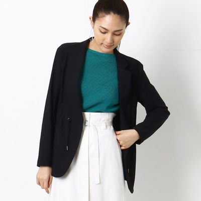 ＜COMME CA TALL (Women/大きいサイズ)＞〔ＴＡＬＬサイズ〕【セットアップ対応】メリルハイテンション　ジャケット（３４３７ＪＴ０５）