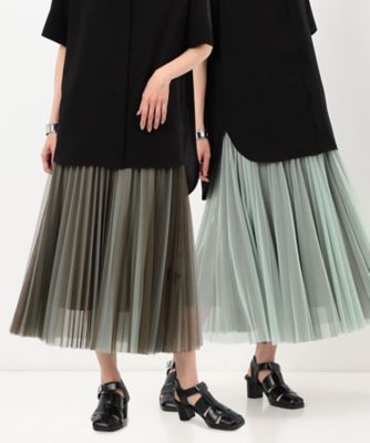 TALLサイズ 〕 【リバーシブル】ソフトチュール スカート