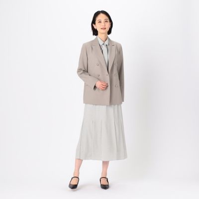 〔　ＴＡＬＬサイズ　〕　【セットアップ対応】バックサテンアムンゼン幾何小紋柄　スカート（３４３８ＦＧ１０）