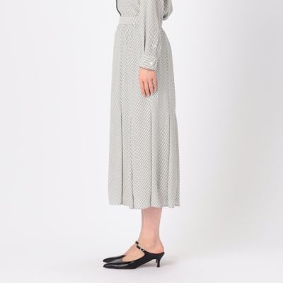 〔　ＴＡＬＬサイズ　〕　【セットアップ対応】バックサテンアムンゼン幾何小紋柄　スカート（３４３８ＦＧ１０）