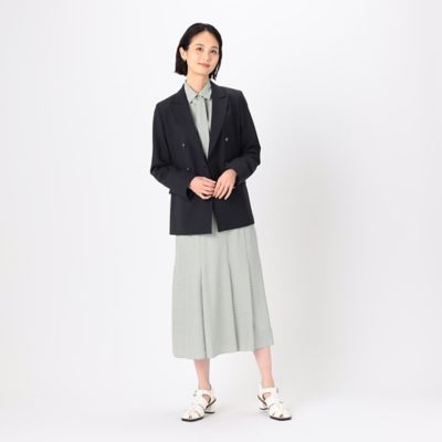 〔　ＴＡＬＬサイズ　〕　【セットアップ対応】バックサテンアムンゼン幾何小紋柄　スカート（３４３８ＦＧ１０）
