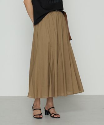 ＜COMME CA TALL (Women/大きいサイズ)＞〔　ＴＡＬＬサイズ　〕　８０ナチュラルローン　スカート（３４３８ＦＭ０２）